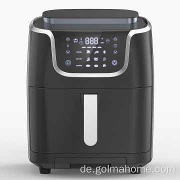 Heißluftfritteuse 7L Digital mit Dampf und Heißluftfritteuse 2 in 1 Funktion Crisp Smart Heißluftfritteuse ohne Öl